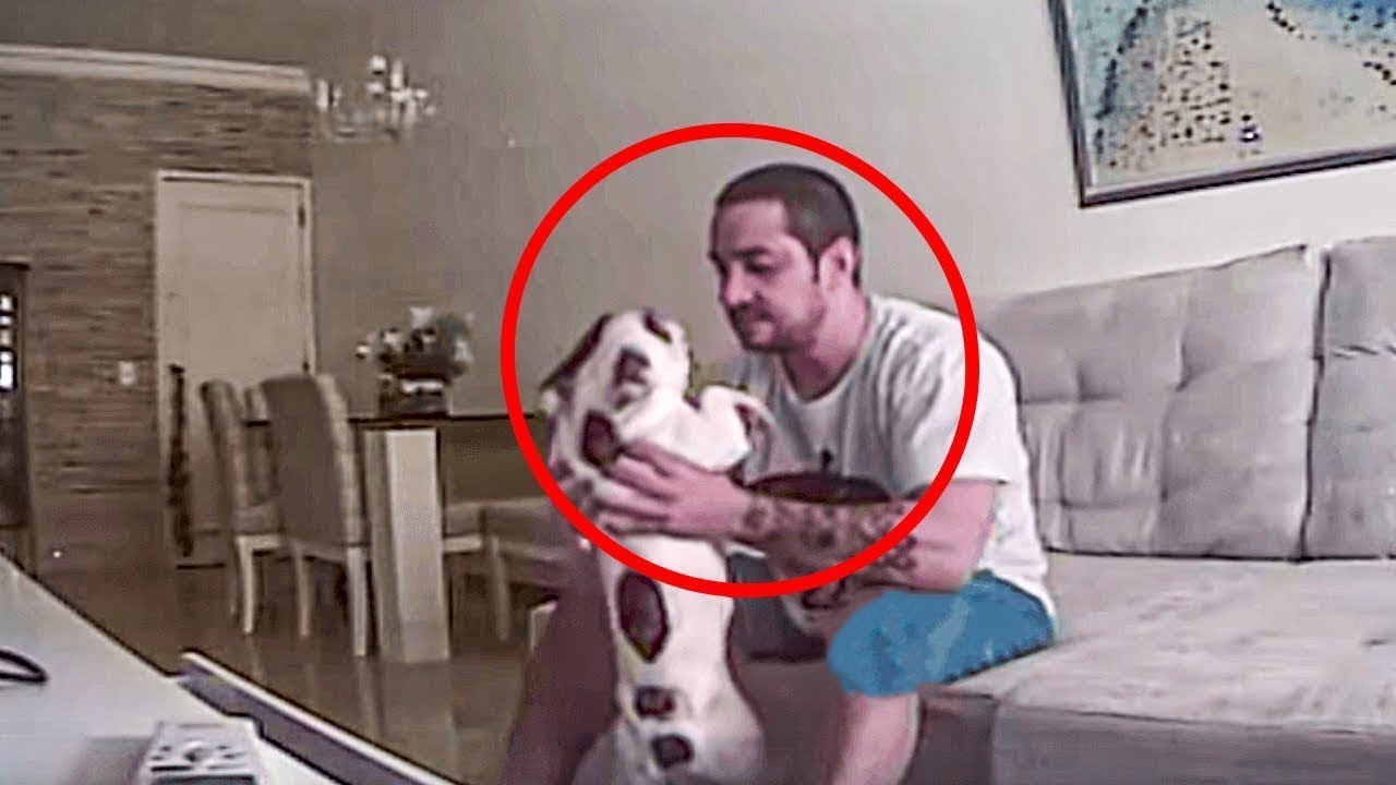 Watch What she caught her husband doing with the dog. He had no idea she was filming!